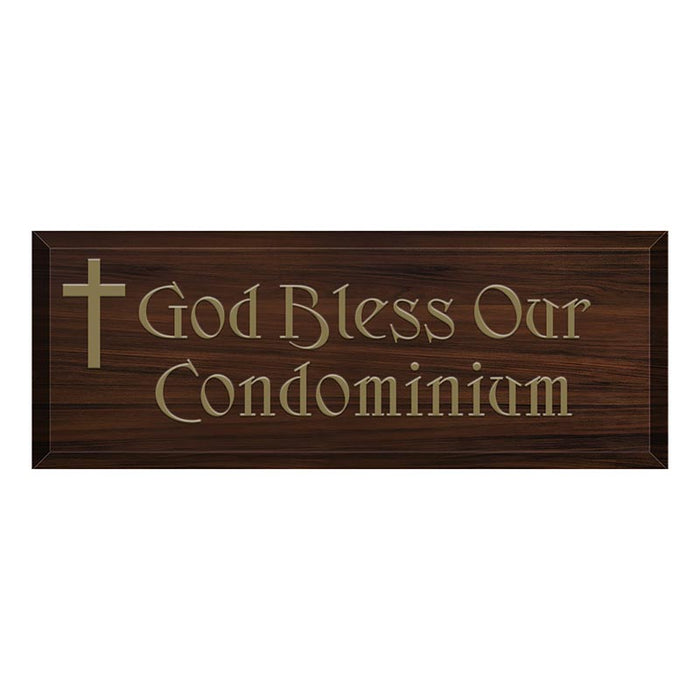 God Bless Our Condominium Plaque