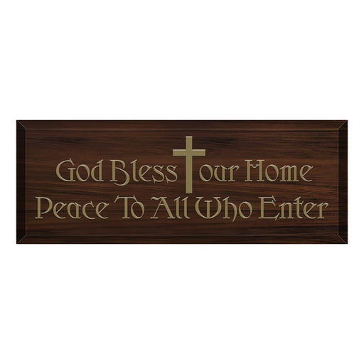 God Bless Our Home Plaque