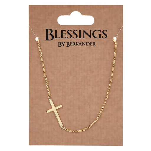 Gold Necklace with Cross Pendant