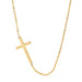 Gold Necklace with Cross Pendant