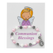 Heart and Flower Beads Communion Bracelet - BEST SELLER