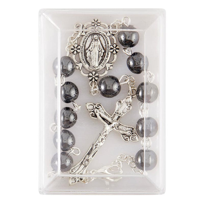 Hematite Auto Rosary