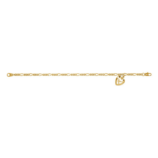 Holy Spirit Gold-Tone Figaro Bracelet