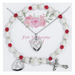 Holy Spirit Necklace and Ruby Bracelet Set