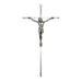 James Brennan 10" Nickel Plate Crucifix