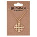 Jerusalem Cross Gold Necklace