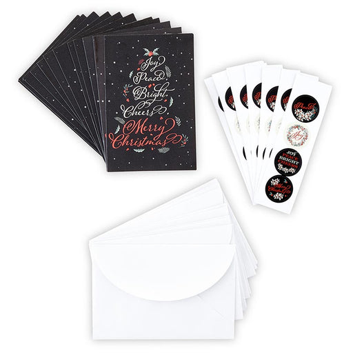 Joy Peace Bright Cheers Card Set