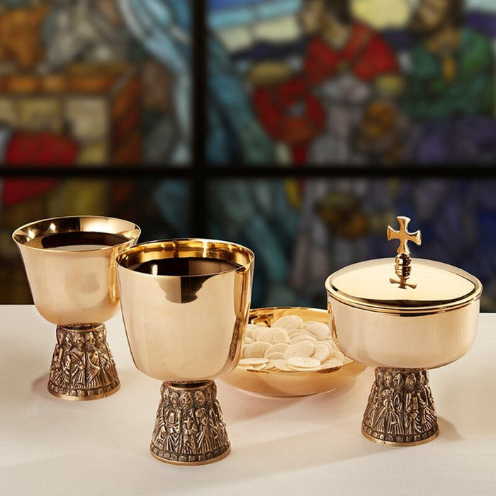 Last Supper Brass Set