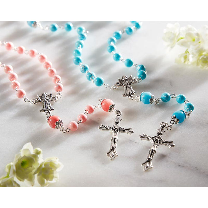 Light Blue Cherish Collection RosaryLight Blue Guardian Angel Rosary - Cherish Collection