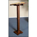 Wood Standing Lectern - Walnut Stain