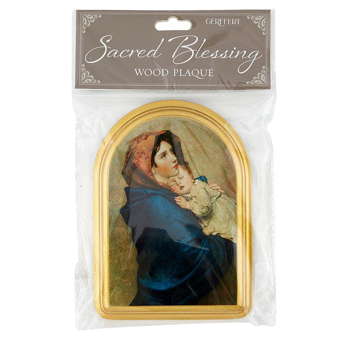 Madonna Of The Streets Sacred Blessings Wood Plaque