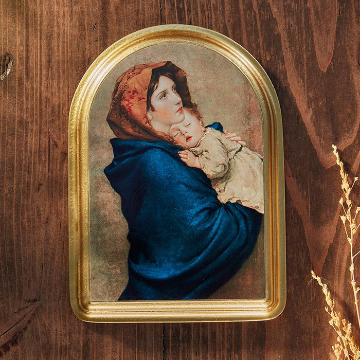 Madonna Of The Streets Sacred Blessings Wood Plaque