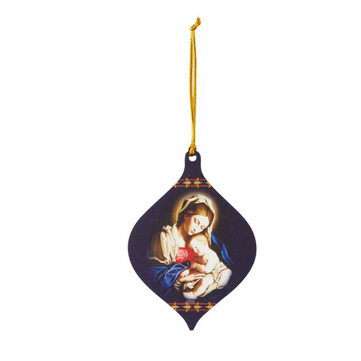 Madonna and Child Christmas Ornament- 12 Pieces Per Package Madonna and Child Christmas Ornament Christmas Gift Christmas Season Decor Christmas Celebration Christmas Symbols