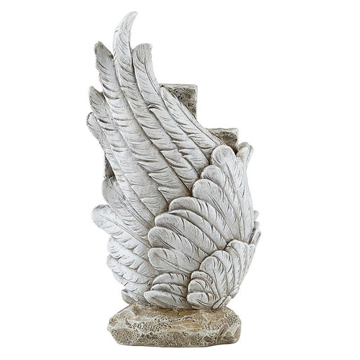 Angel Wing and Cross Figurine