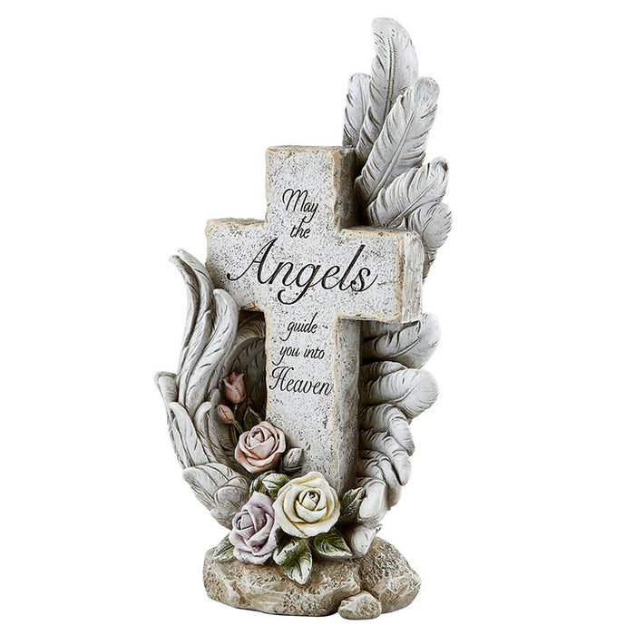 Angel Wing and Cross Figurine