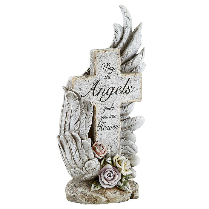 Angel Wing and Cross Figurine