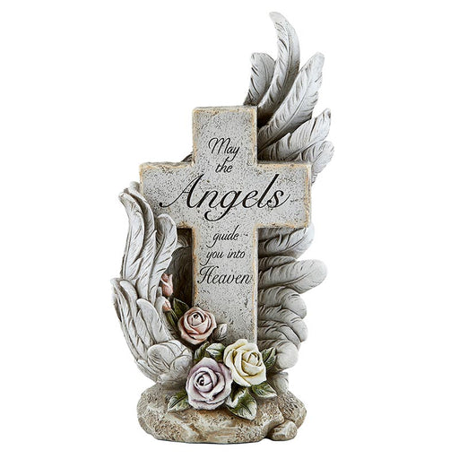 Angel Wing and Cross Figurine