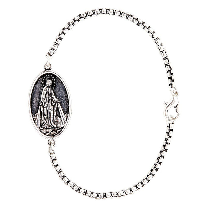 Miraculous Medal Chain Bracelet