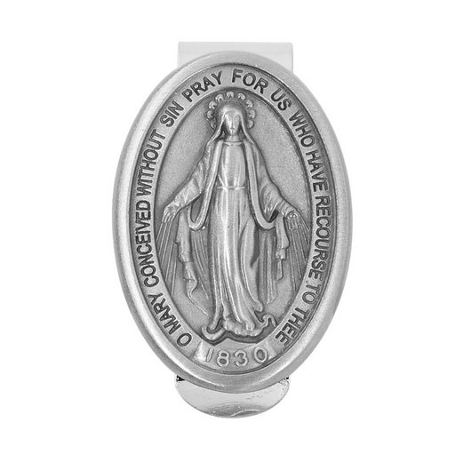 Miraculous Medal Visor Clip