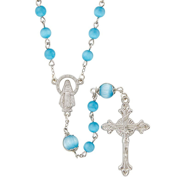 Miraculous Medal Wire Wrapped Rosary