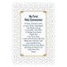 My First Holy Communion Lace Holy Card