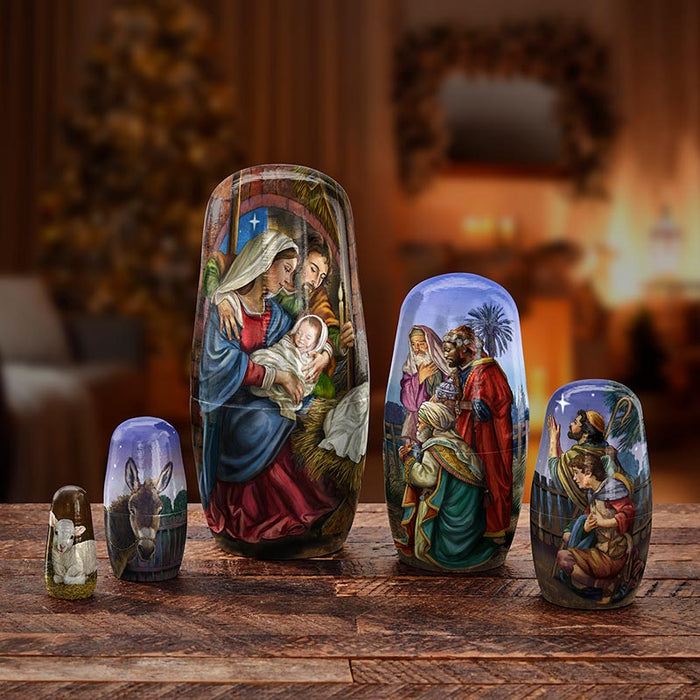 Nesting Nativity - 5-Piece Set