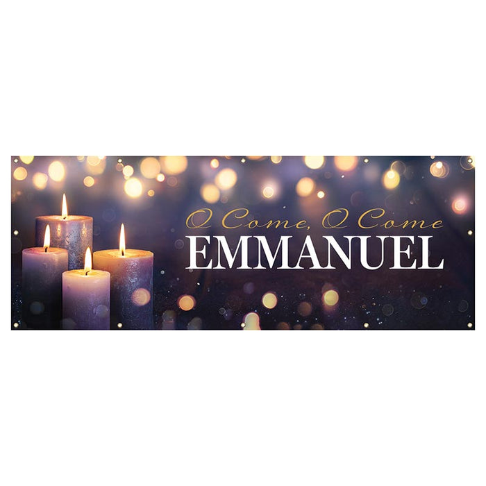 O Come, O Come, Emmanuel Outdoor Banner