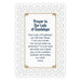 Our Lady Of Guadalupe Lace Holy Card