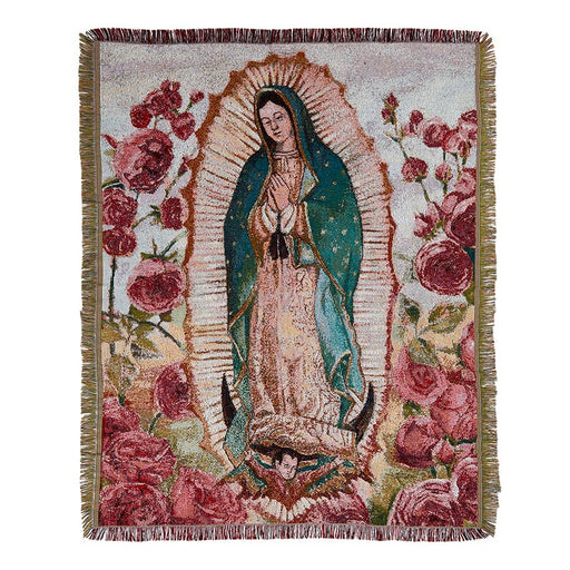 Our Lady Of Guadalupe Tapestry Blanket