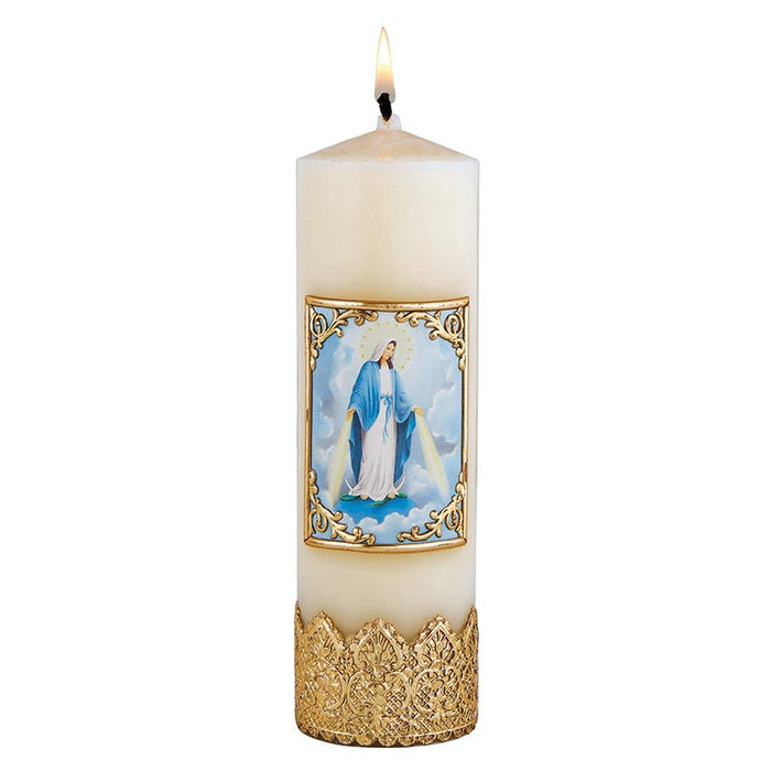 Our Lady of Grace Devotional Candle