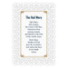 Our Lady of Grace/Hail Mary Lace Holy Card