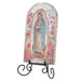 Our Lady of Guadalupe Arched Tile Plaque with Stand