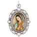 Our Lady of Guadalupe Silver Plated Medal - 12 Pieces Per Package