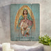 Our Lady of Guadalupe with Juan Diego Pallet SIgn