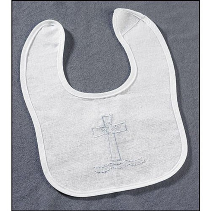 Baptismal Bib with Cross