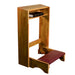 Padded Folding Kneeler - Pecan Stain