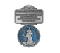 Pewter Medal With Holy Card, Blue Auto Rosary And Blue Visor Clip - St. Christopher Father's Day Gift Set