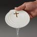 Porcelain Baptismal Shell with Cross