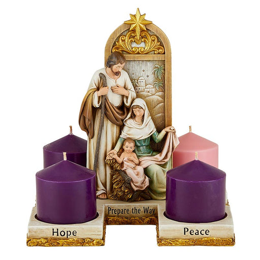 Prepare The Way Advent Candleholder -  Holy Family Candleholder