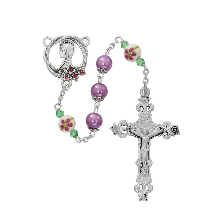 Purple Dogwood Blessed Virgin Rosary Purple Dogwood Blessed Virgin Mary Rosary