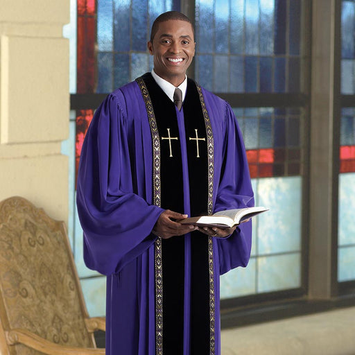 RT Wesley Pulpit Robe - Purple