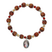 Red Divine Mercy Stretch Bracelet