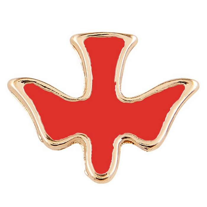 Red Holy Spirit Lapel Pin