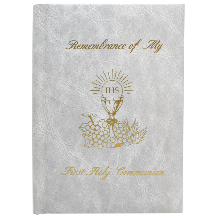 Remembrance Of My First Holy Communion - Girl - White Edges