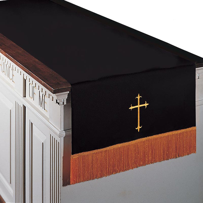 Reversible Fleur-de-Lis Cross Communion Table Runner