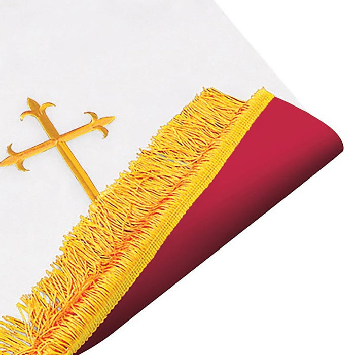 Reversible Fleur-de-Lis Cross Communion Table Runner