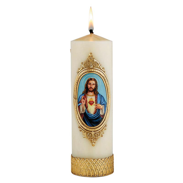 Sacred Heart Devotional Candle