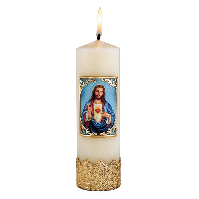 Sacred Heart Devotional Candle