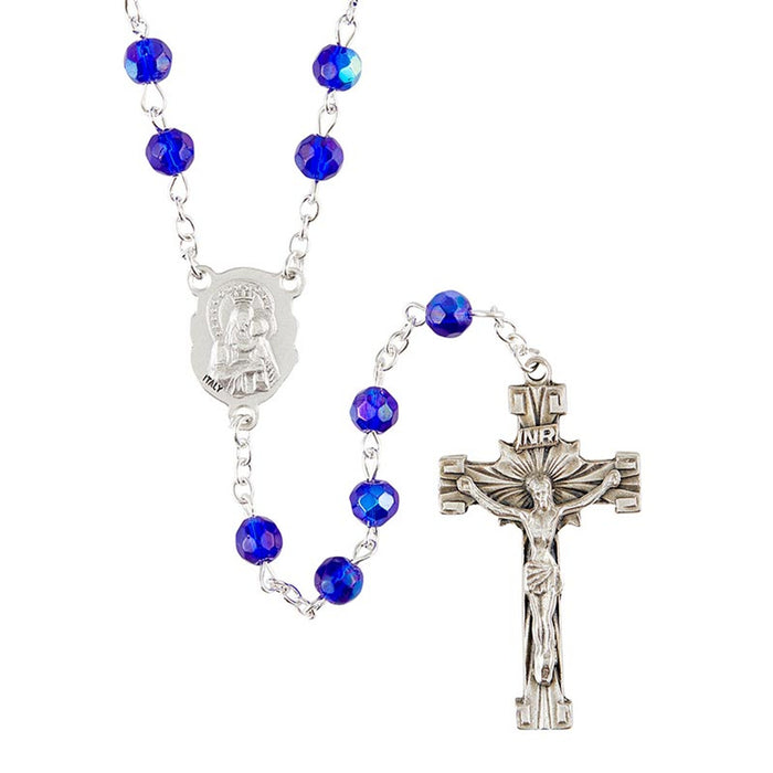 Sacred Heart Prague Sapphire Rosary