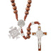 Saint Benedict Brown Paracord Rosary